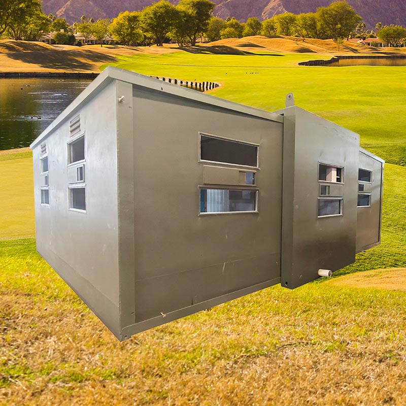 Què és una casa plegable a prova de bales?